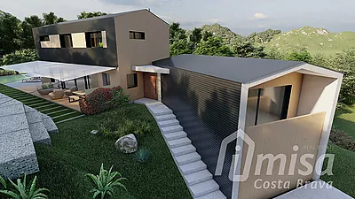 Spectacular newly built designer house in Calonge, Costa Brava, with first-class finishes