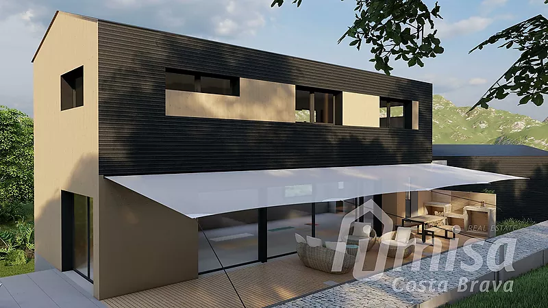 Espectacular casa d'obra nova de disseny a Calonge, Costa Brava, amb acabats de 1a qualitat