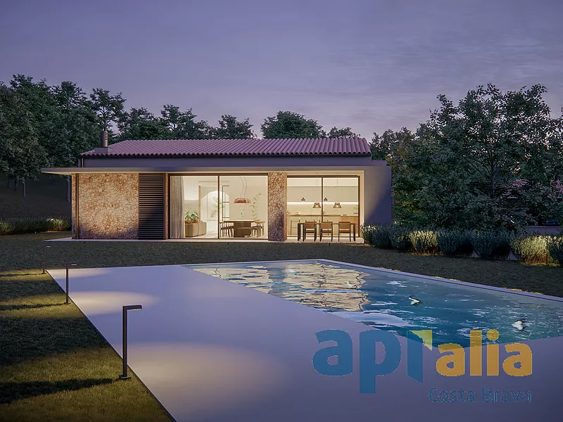 Espectacular casa d´obra nova de disseny a Calonge, Costa Brava, amb acabats de 1a qualitat
