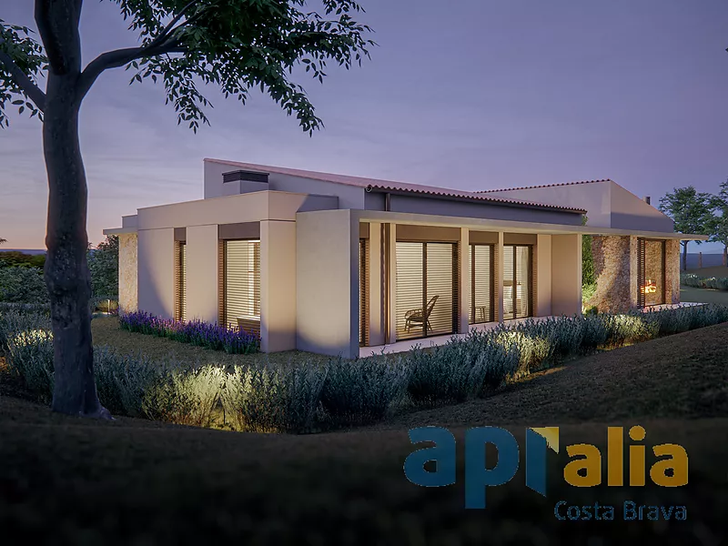 Espectacular casa d´obra nova de disseny a Calonge, Costa Brava, amb acabats de 1a qualitat