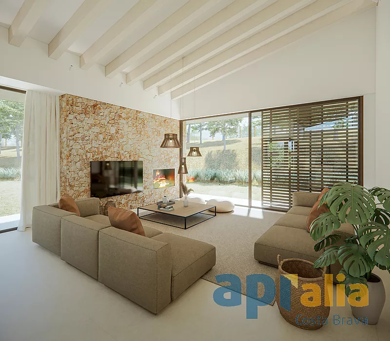 Espectacular casa de obra nueva de diseño en Calonge, Costa Brava, con acabados de 1ª calidad