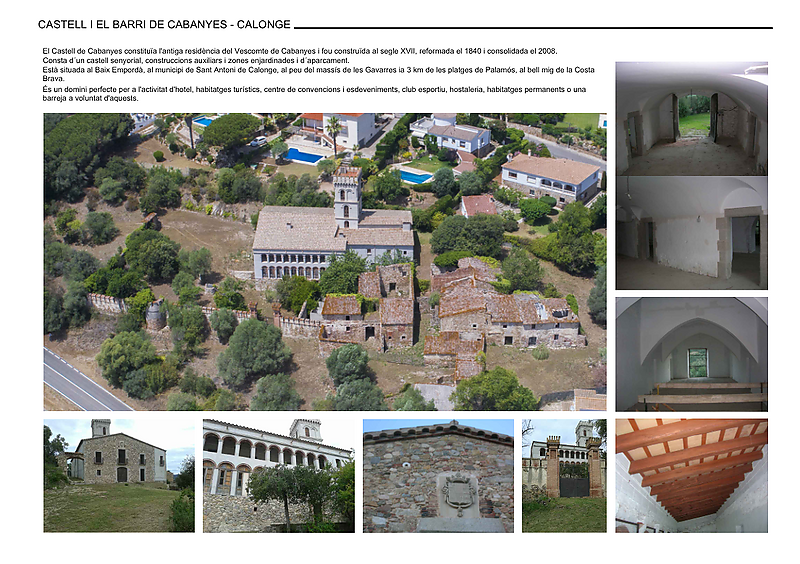 Beautiful 19th century castle 3 km from the beach and with 11,000 m2 in Calonge